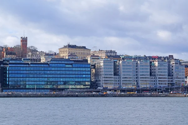 Landschap met de afbeelding van Stockholm — Stockfoto