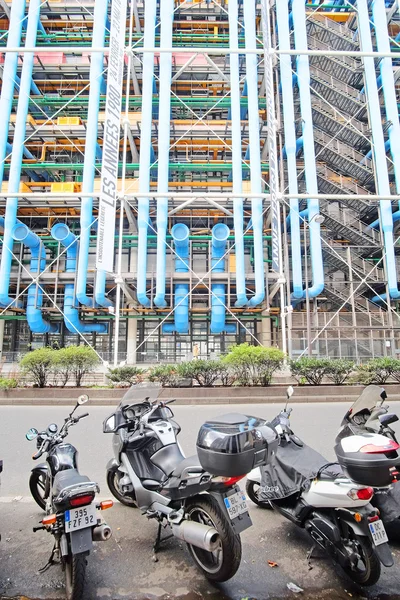 Georges Pompidou bina merkezi Paris — Stok fotoğraf