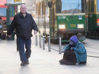 evsiz bir Helsinki Merkezi