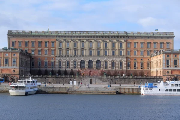 Bir eski Stockholm şehir panoraması — Stok fotoğraf