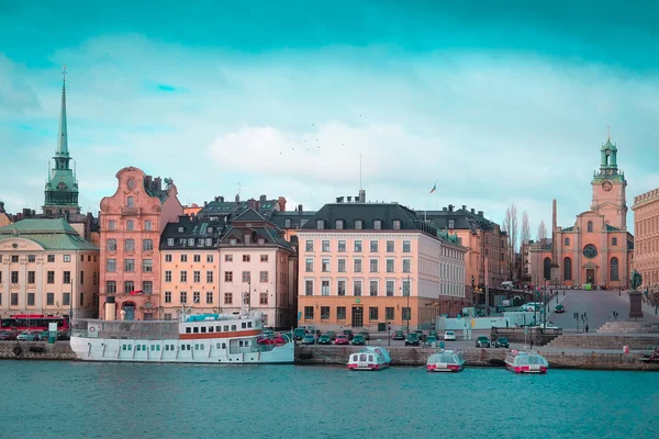 客轮在斯德哥尔摩 — 图库照片