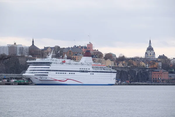 Bateau de croisière à Stockholm — Photo