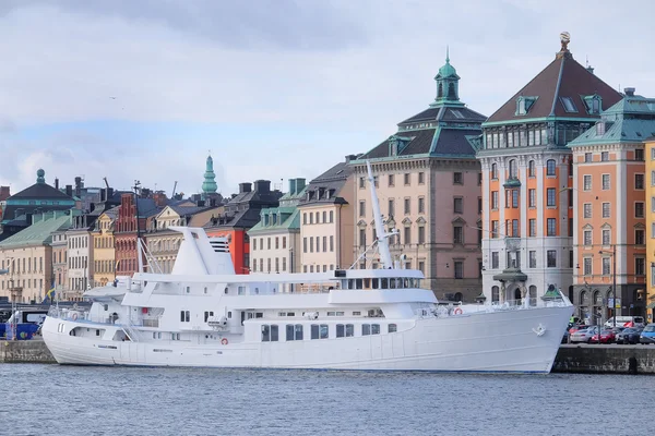 Statek pasażerski w Sztokholmie — Zdjęcie stockowe
