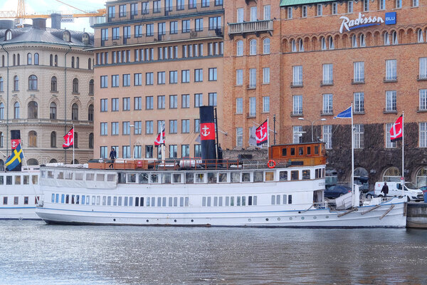 passenger ship in Stockholm