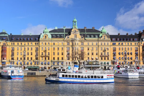 Stockholm, İsveç görüntü ile manzara — Stok fotoğraf