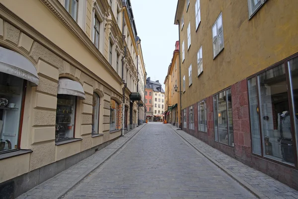 Calle Old Town en Estocolmo —  Fotos de Stock