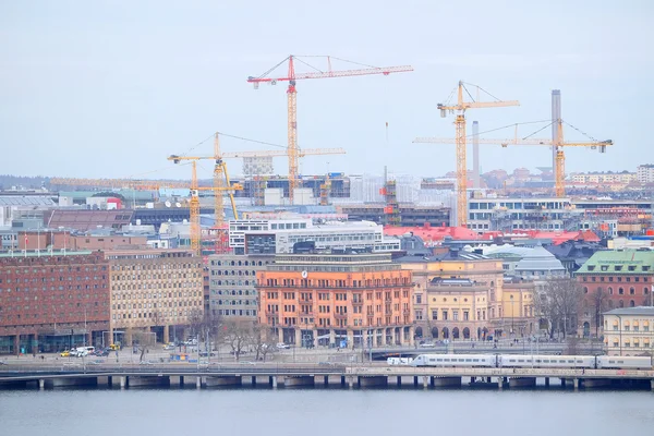 Panoráma starého města Stockholm — Stock fotografie