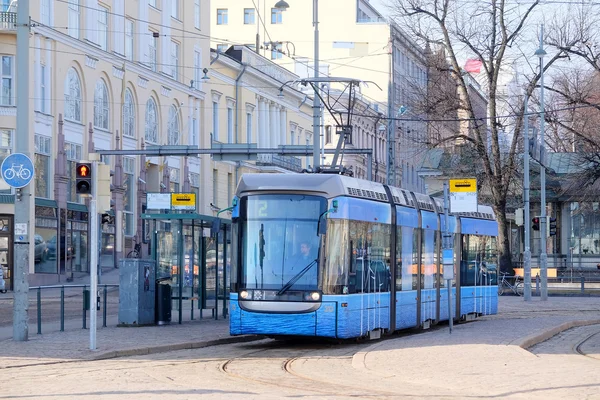 Spårvagn i Helsingfors — Stockfoto