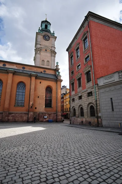 Landschap met de afbeelding van Stockholm — Stockfoto