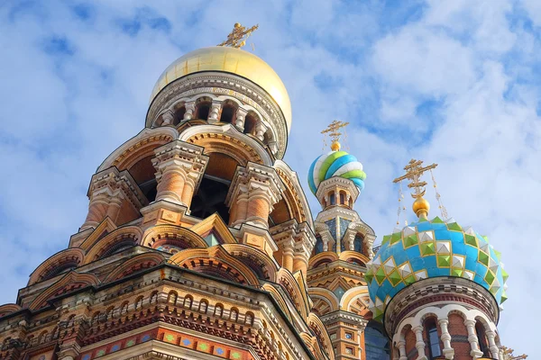 Iglesia del Salvador sobre la Sangre derramada en San Petersburgo — Foto de Stock