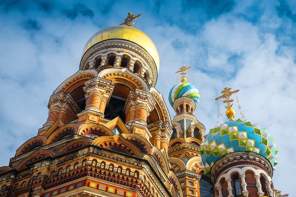 Kerk van de Verlosser op het bloed spilled in Sint-petersburg — Stockfoto