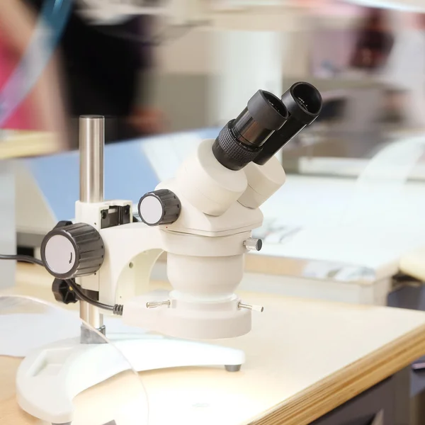 Dentist microscope for a teeth — Stock Photo, Image