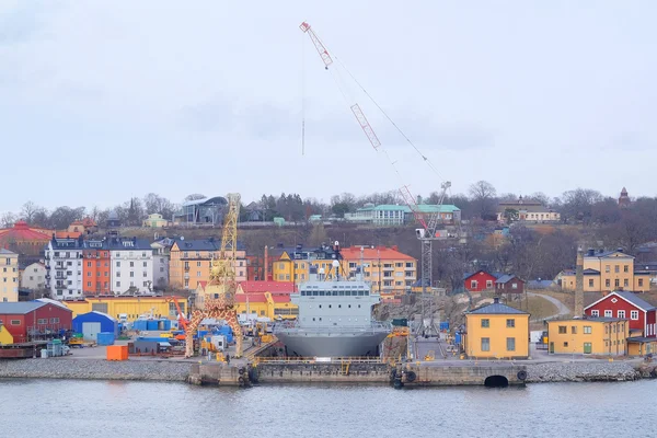 Image du chantier naval de Stockholm — Photo