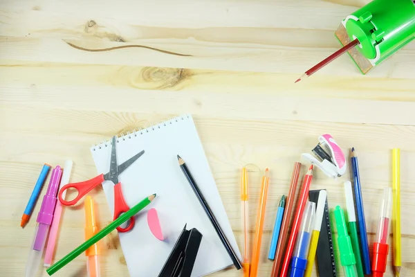 Bilden av skolan brevpapper — Stockfoto