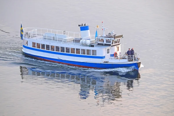 Navio de passageiros em Estocolmo — Fotografia de Stock