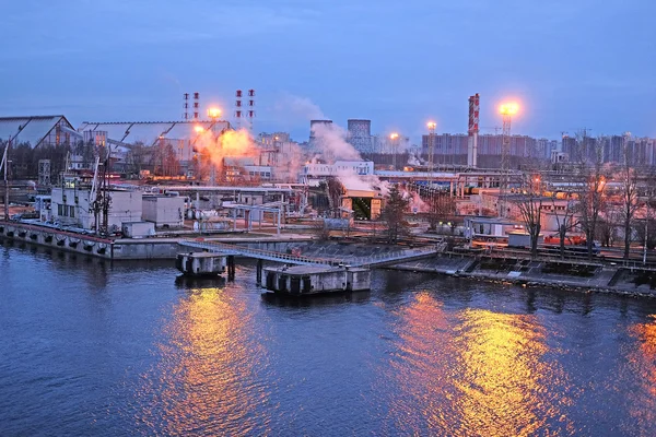 Porto merci a San Pietroburgo — Foto Stock