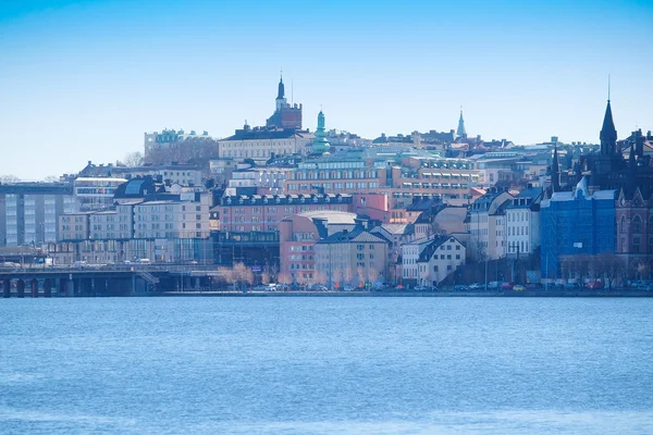 Landschaft mit dem Bild Stockholms — Stockfoto