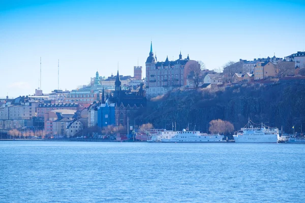 Panorama der altstadt stockholm — Stockfoto