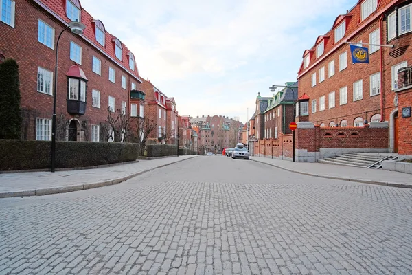 Edificios habitados de varios pisos en Estocolmo —  Fotos de Stock