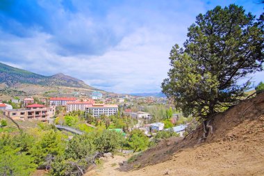 Sudak Crimea'da Panoraması
