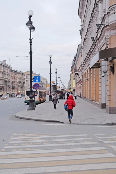 Vista de Nevskiy prospecto — Foto de Stock