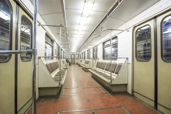 Moscow metro carriage — Stock Photo, Image