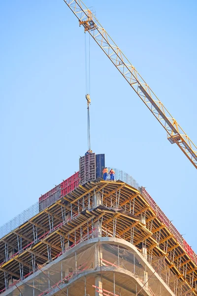 Bir gökdelenin inşaatı