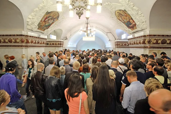Mermelada en Moscú metro —  Fotos de Stock