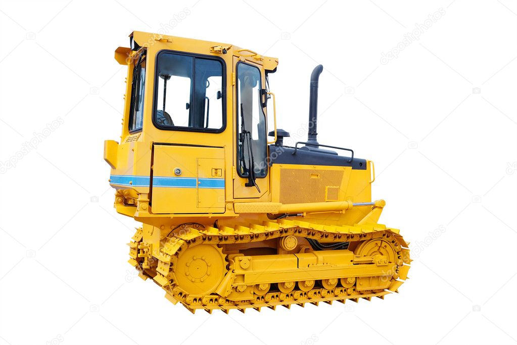 The image of a bulldozer