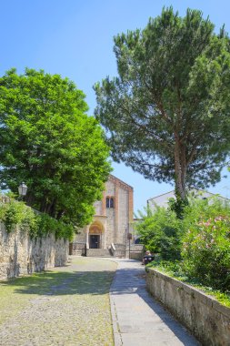 Monselice eski bir kısmı parkta