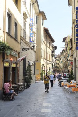 Floransa'da tarihi merkezi Street