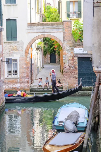 通道在威尼斯，意大利 — 图库照片