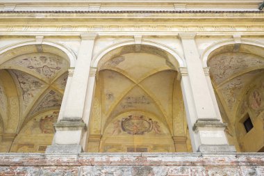  Mantua George kalesinin bir duvara fresco