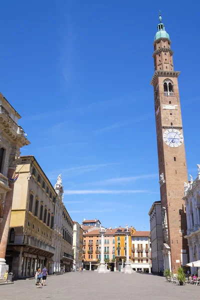 Gata i ett centrum av Vicenza — Stockfoto