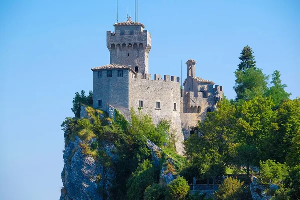 Castel w centrum San-Marino — Zdjęcie stockowe