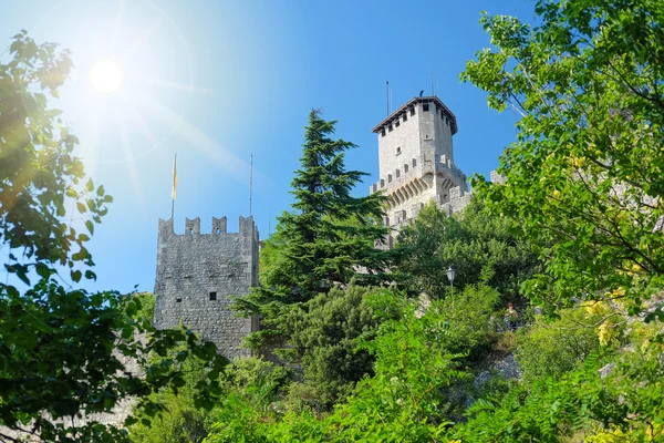 Castel in a center of San-Marino — Stock Photo, Image