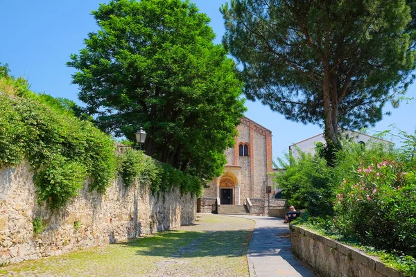 Krajina s obrazem italského města Monselice — Stock fotografie