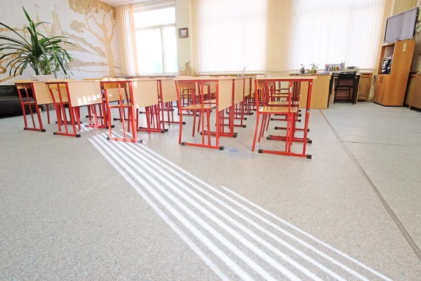 Пустой школьный класс — стоковое фото