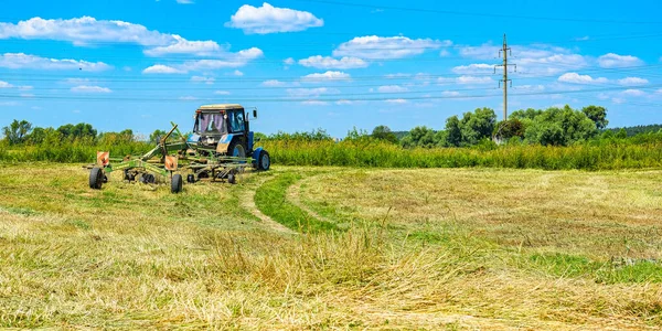 Moskova Oblast Rusya Temmuz 2021 Traktör Moskova Oblast Rusya Bir — Stok fotoğraf