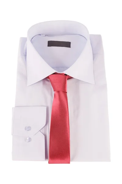 Necktie on shirt — Stock Photo, Image