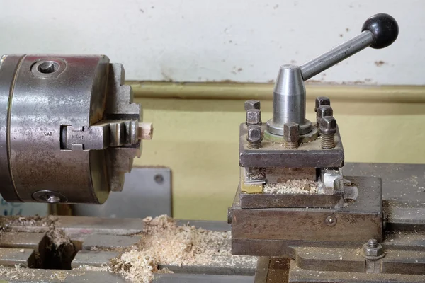 Tornio per lavorazione del legno — Foto Stock