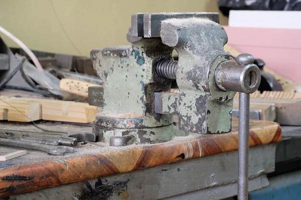 Tornio per lavorazione del legno — Foto Stock