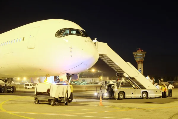 Passagierflugzeug — Stockfoto