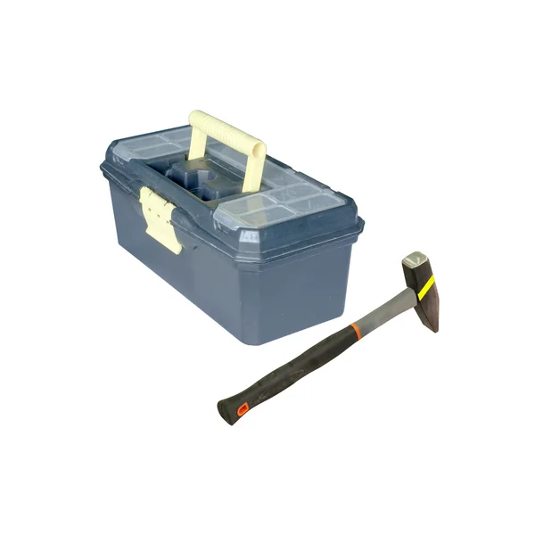 Hummer en toolbox — Stockfoto