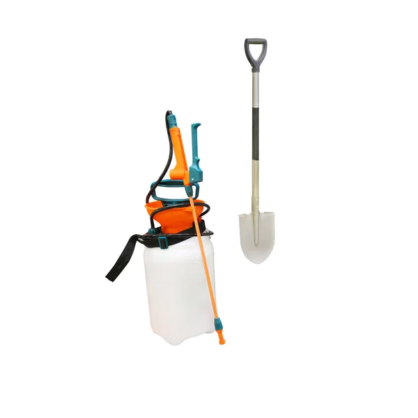 Sprayer and shovel — Stock Photo, Image