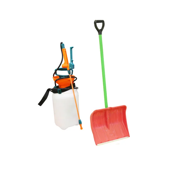 Sprayer and shovel — Stock Photo, Image