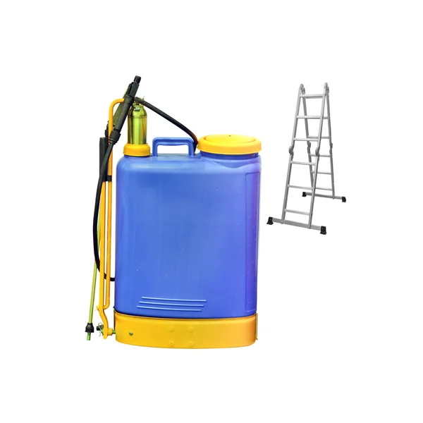 Sprayer and stepladder — Stock Photo, Image