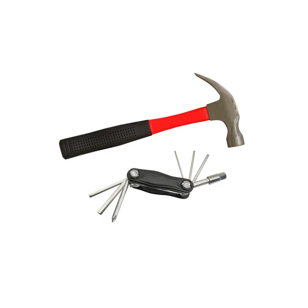 Hammer und Werkzeug — Stockfoto