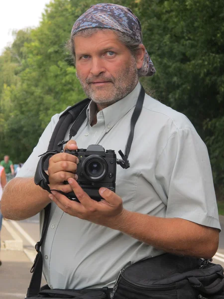 Fotograf porträtt — Stockfoto