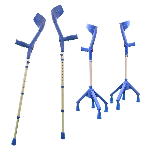 Invalid walking sticks — Stock Photo, Image